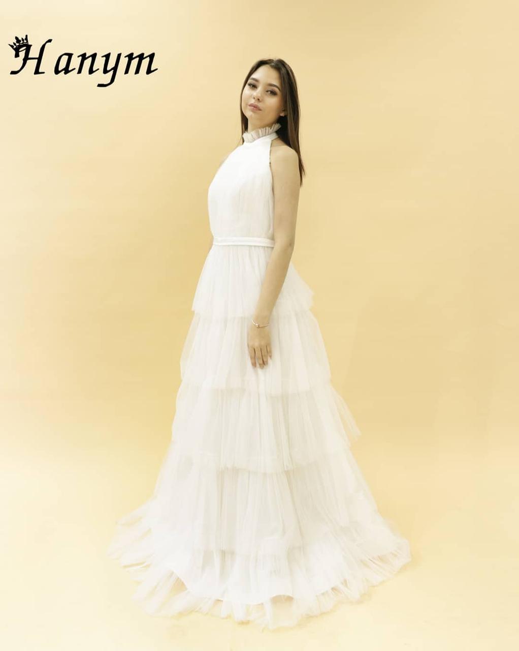 Вечернее платье (белое) 40 размер, фото 1