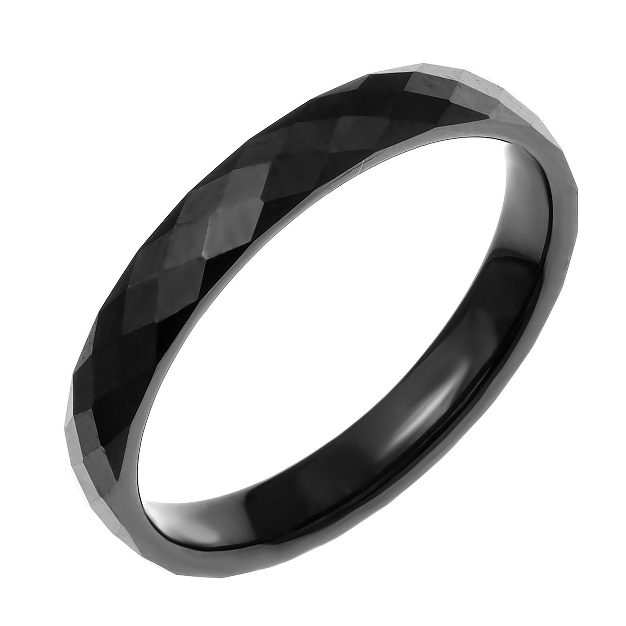 Кольцо Teosa серебро без покрытия, керамика, ZCP-097-Bl-G