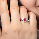 Серьги из серебра с фианитами TEOSA R-DRGR00768-RB, фото 5