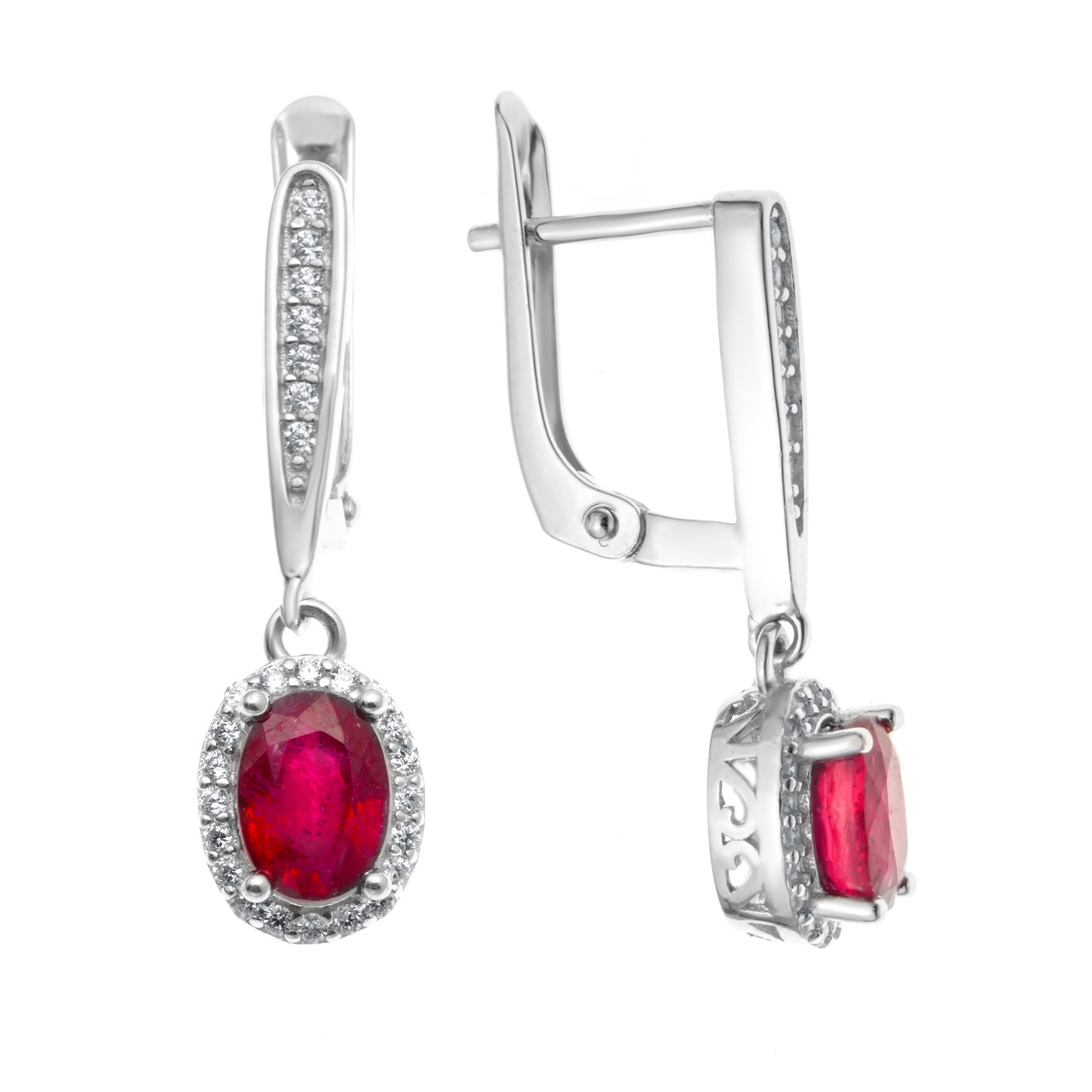 Серьги Teosa серебро с родием E-DRGR00937-RB