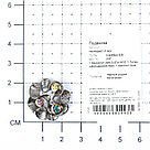 Подвеска из серебра с аметистом и топазом свисс Teo Santini TSYP00857-P-MIX вставка хризолит топаз аметист, фото 4