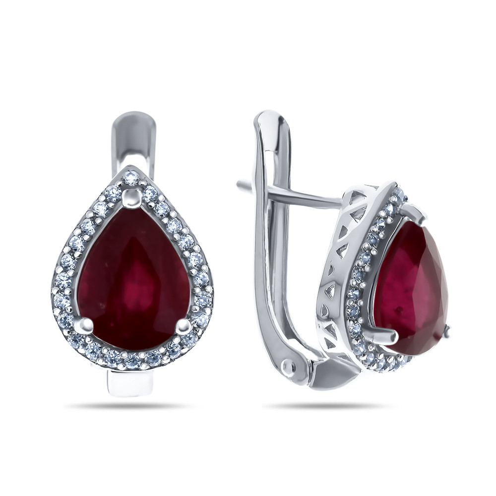 Серьги Teosa серебро с родием E-DRGR00680-RB