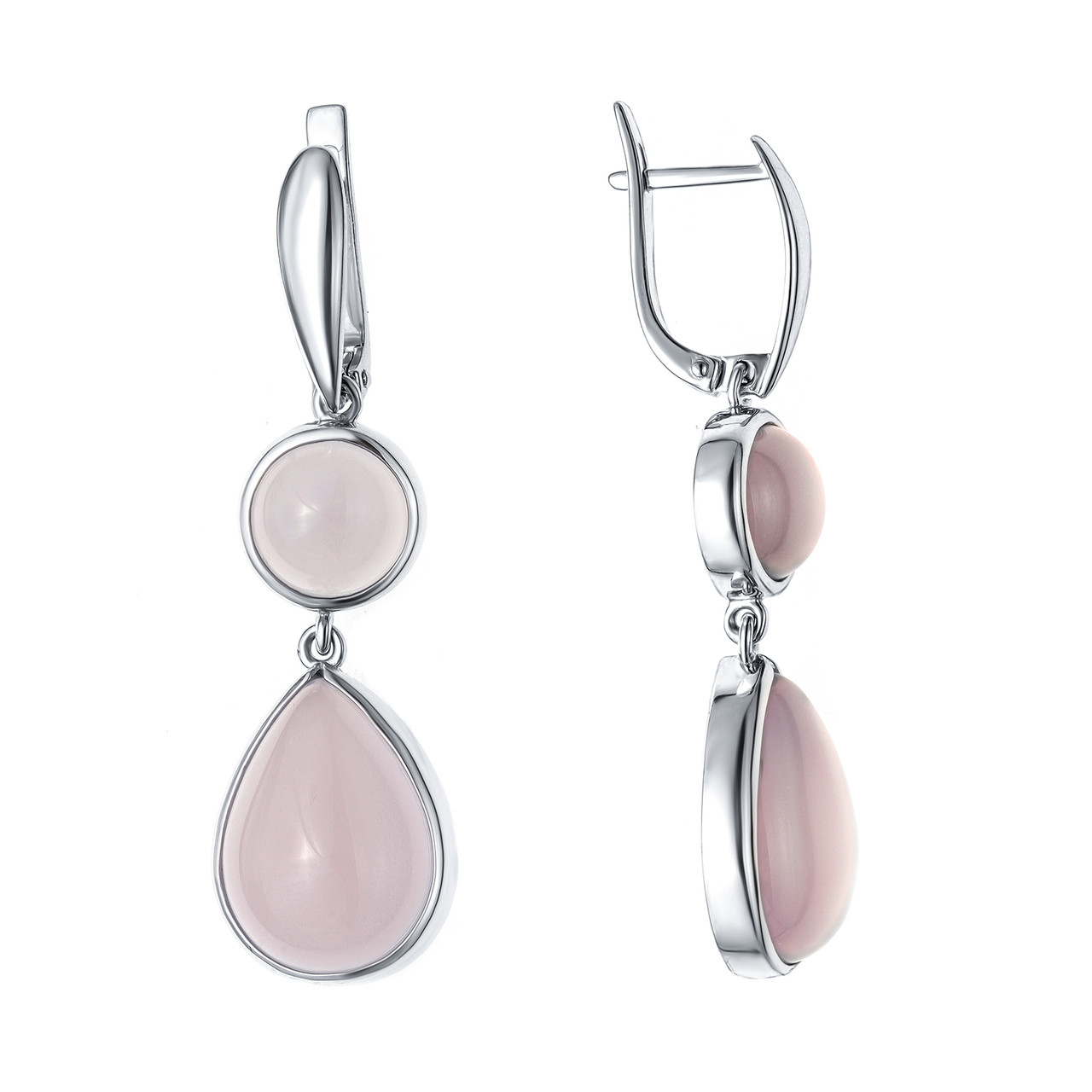 Серьги Teosa серебро с родием 2000-0170-CLD-r