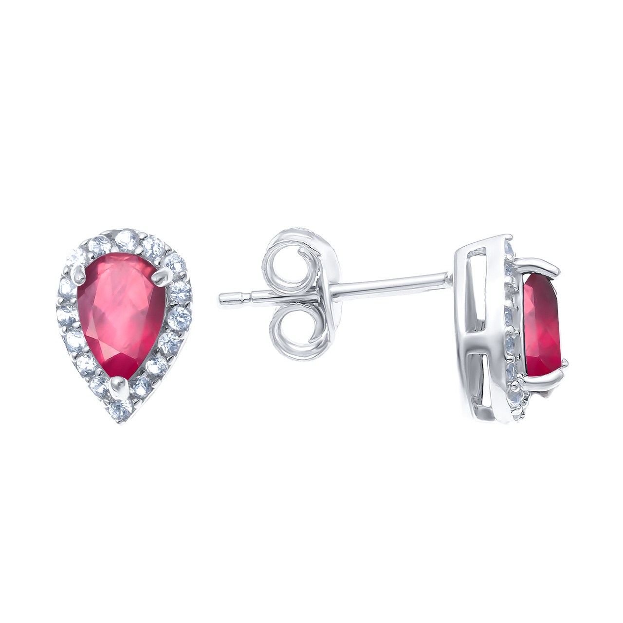 Серьги Teosa серебро с родием E-DRGR00906-RB-T