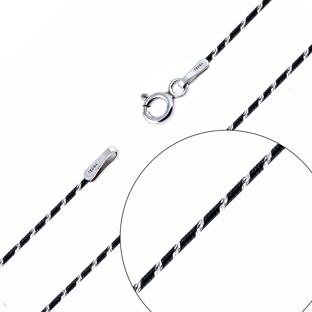 Цепь Teosa , без вставок, снейк с насечками, классика GRQ 8L I011/S 2CND-025-55 размеры - 55