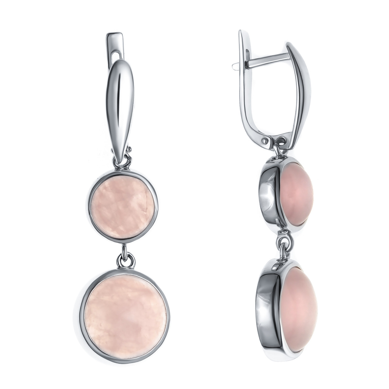 Серьги Teosa серебро с родием 2000-0167-RQ