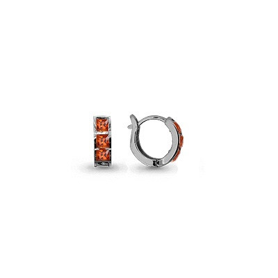 Серьги Aquamarine серебро с родием, фианит, замок-булавка, дорожка 43053Е.5