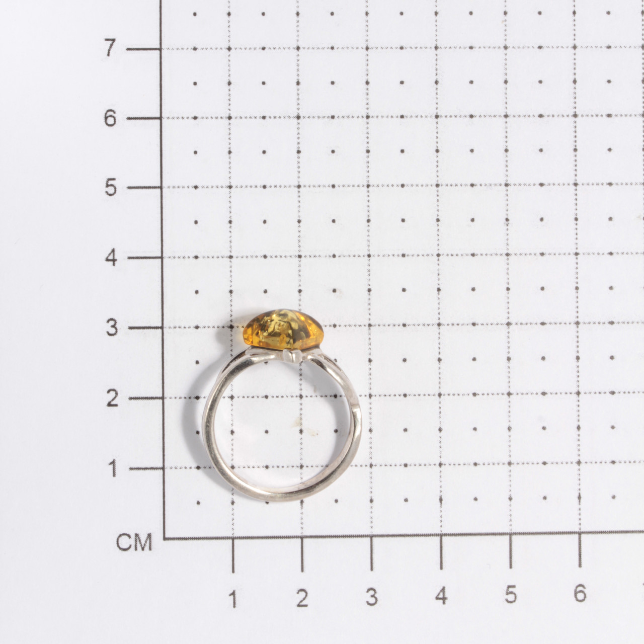 Кольцо Янтарная лагуна серебро с родием 7LP135 - фото 2 - id-p83393829