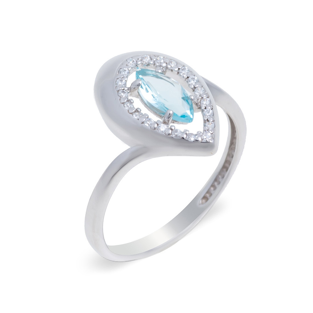 Кольцо TEOSA , алпанит, "halo" 10-231-TC