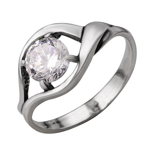 Серебряное кольцо с фианитом Красная пресня , 2382030