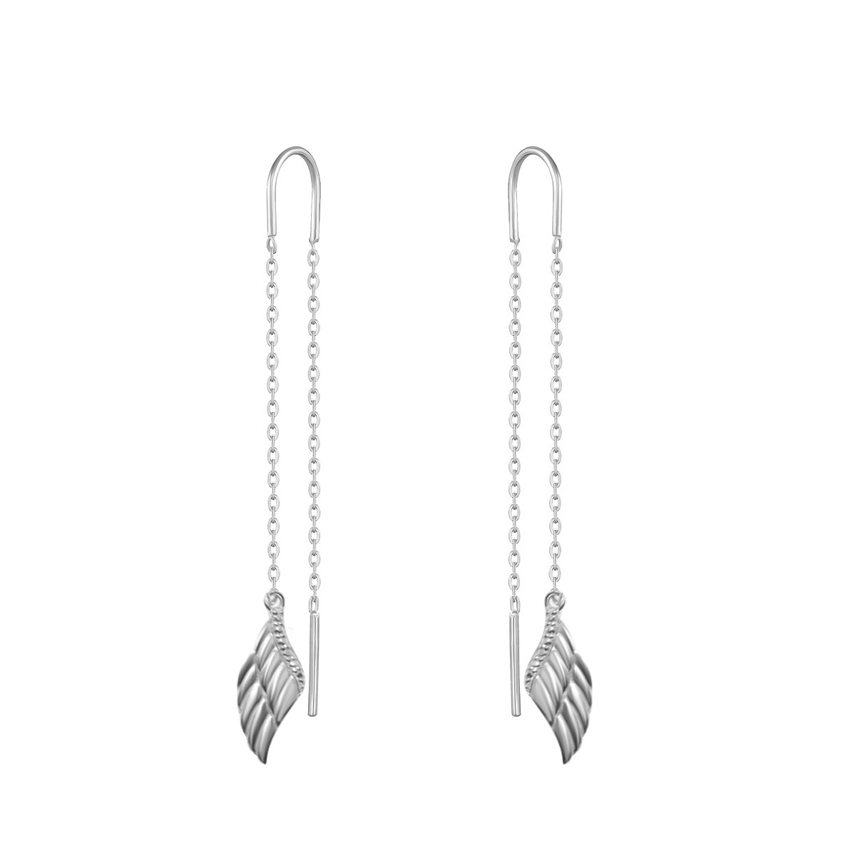 Серьги TEOSA серебро с родием, без вставок 0221248-00245