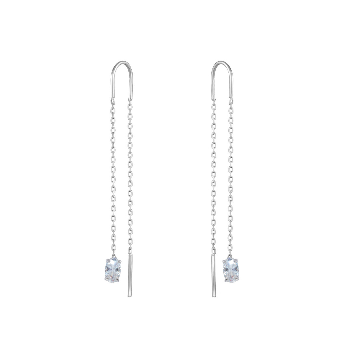 Серьги TEOSA серебро с родием 0221282-00775