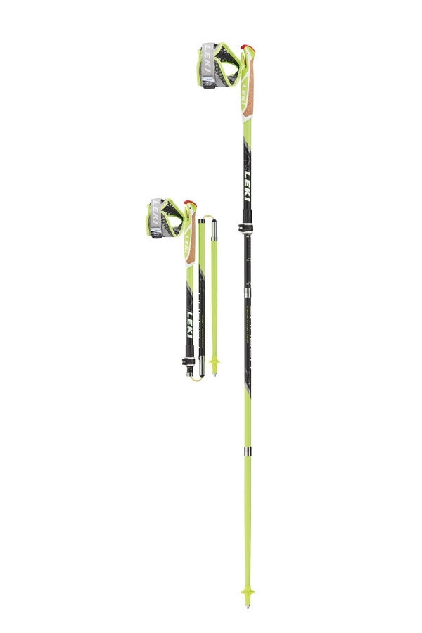 Карбоновые палки для скайранинга LEKI Micro Trail Vario 110-130 см (Германия)