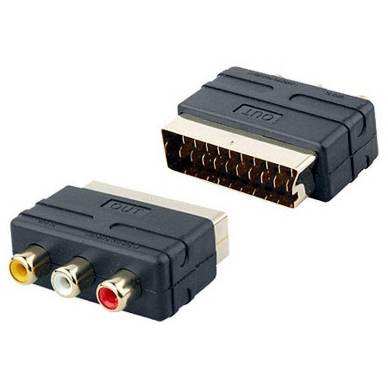 ПЕРЕХОДНИК SCART - 3 RCA