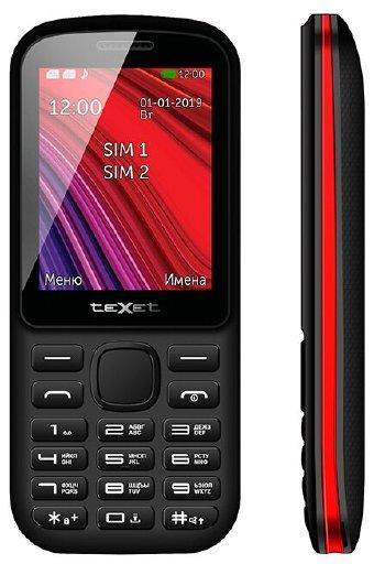 Мобильный телефон Texet TM-208 черно-красный, фото 1