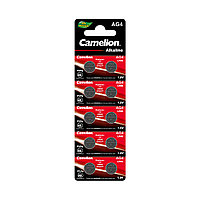 CAMELION AG4-BP10(0%Hg) Батарейка Alkaline, Alkaline, AG4, 1.5V, 0% Ртути, 10 шт., Блистер