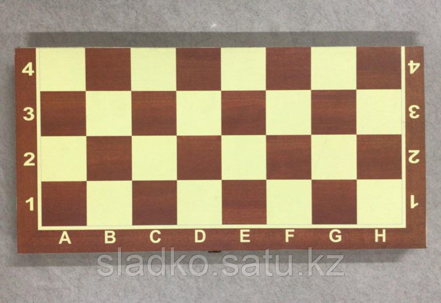Набор шахматы и шашки деревянные 34 х 34 см - фото 1 - id-p84980007