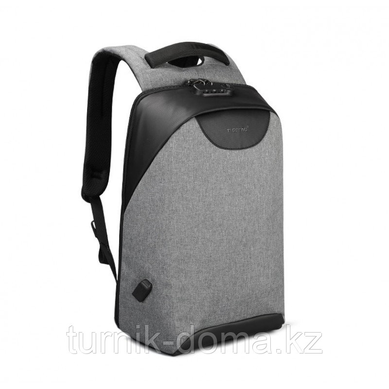Рюкзак Tigernu T-B3611 с защитой от краж серый - фото 2 - id-p85018768