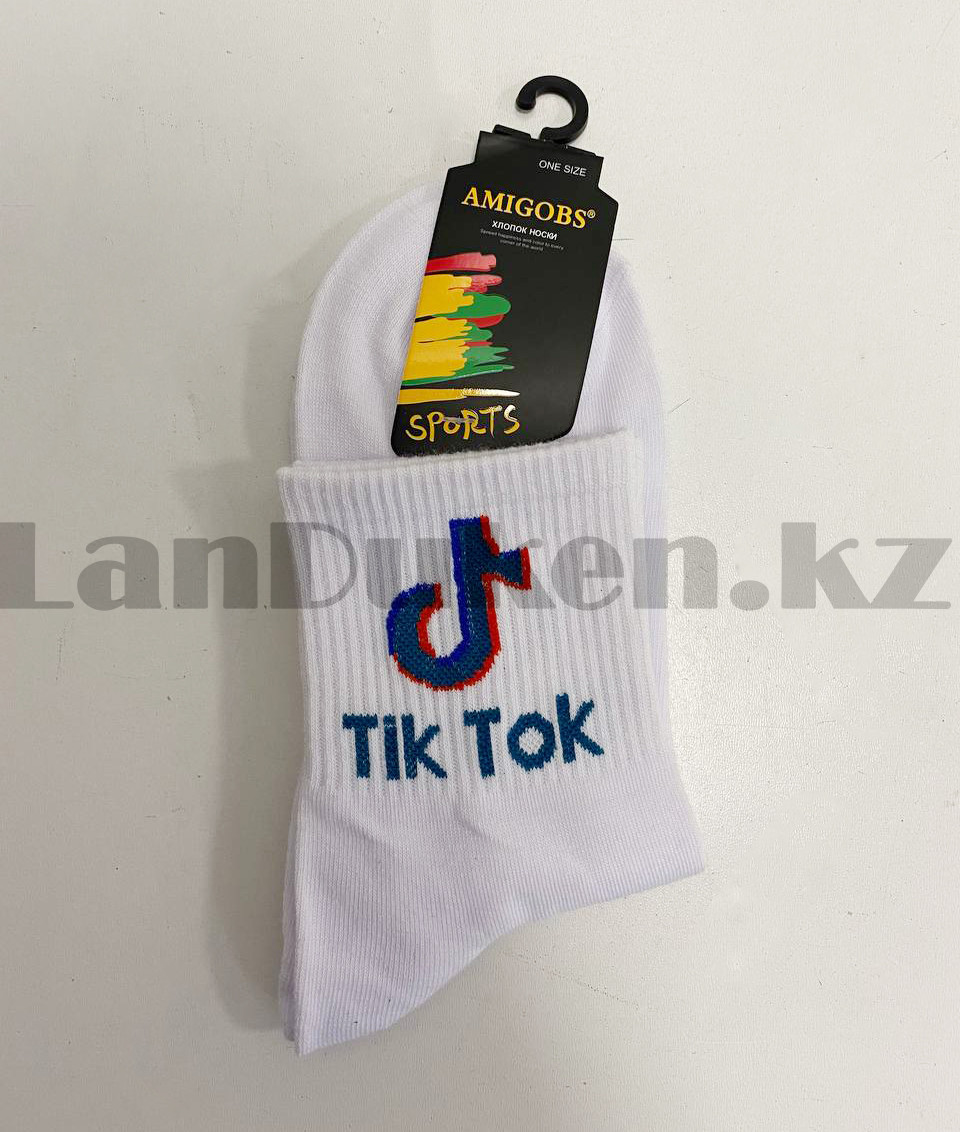 Носки женские хлопковые Tik Tok (Тик Ток) 36-41 размер Amigobs белые - фото 6 - id-p85021485