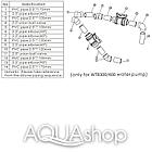 Противоток AquaViva WTB300T 60 м3/ч (380В) под бетон/лайнер, фото 9