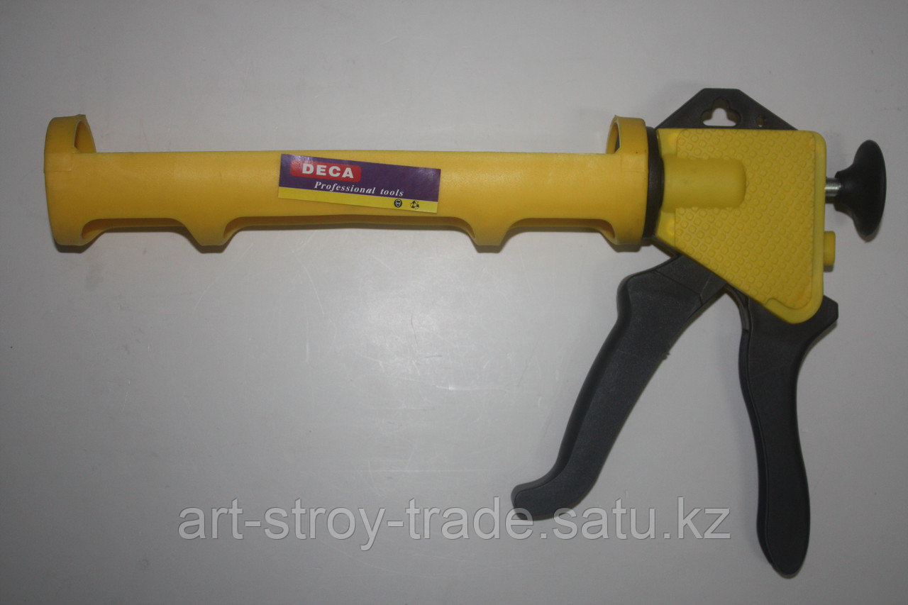 Пистолет для силикона Deca желтый