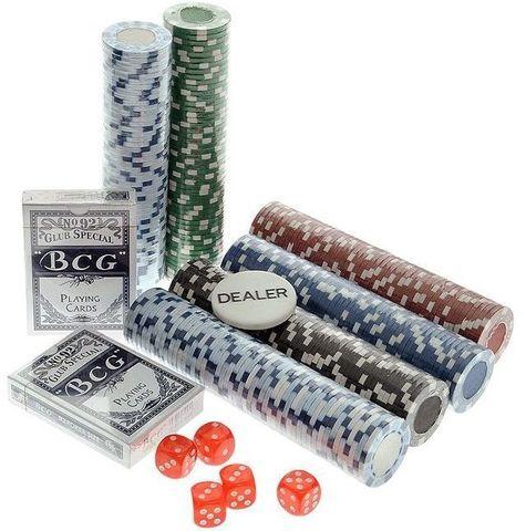 Набор в алюминиевом кейсе для игры в покер Poker Game Set Casino Size Chip (100 фишек) - фото 3 - id-p85072751