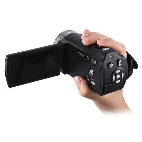 Видеокамера цифровая компактная Andoer V12 {3" LCD, пульт, 1080p, 16Х зум + режим ночного видения} - фото 9 - id-p85093742