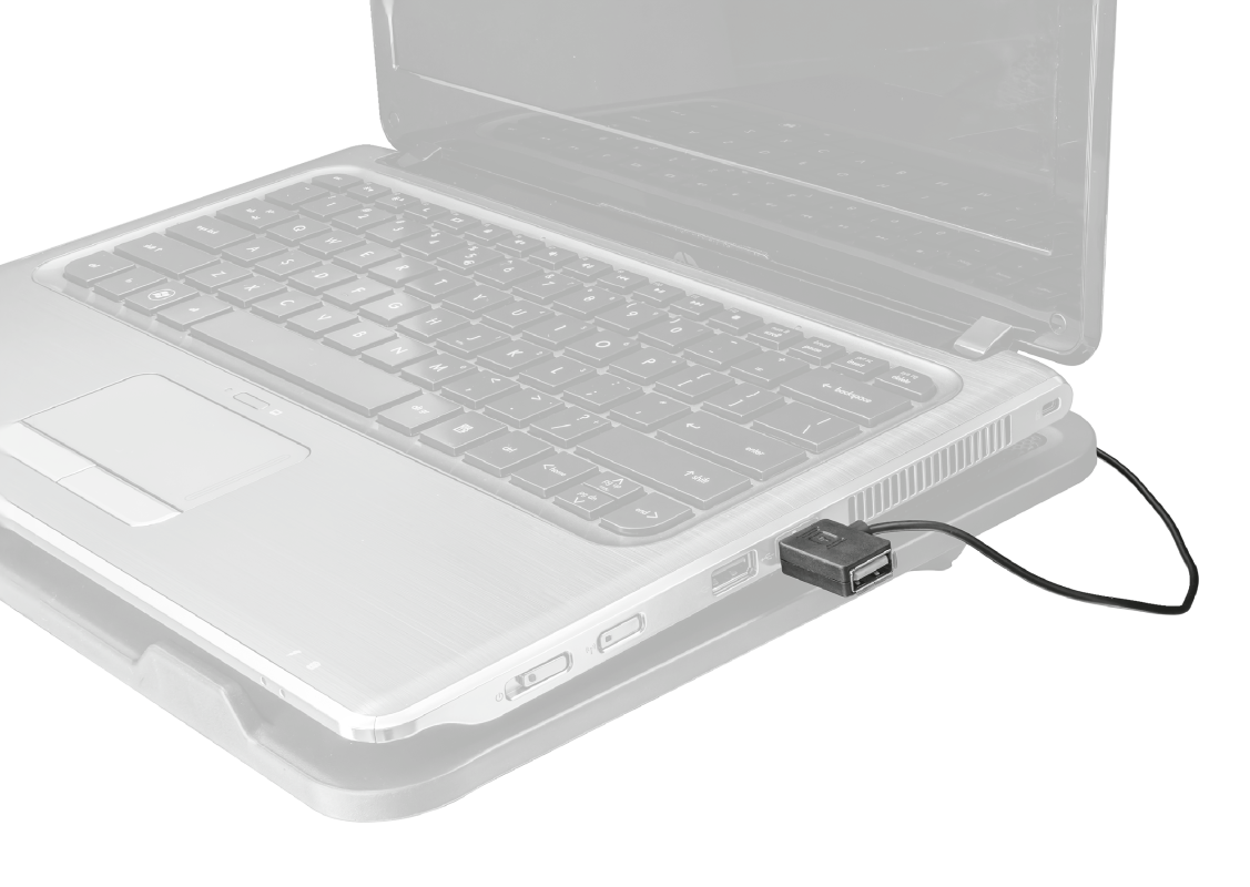 TRUST 21962 подставка для ноутбука охлаждающая Ziva Laptop Cooling Stand - фото 3 - id-p85097972