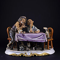 ОБСУЖДЕНИЕ УДАЧНОЙ ОХОТЫ. Автор Rori Фарфоровая мануфактура Capodimonte