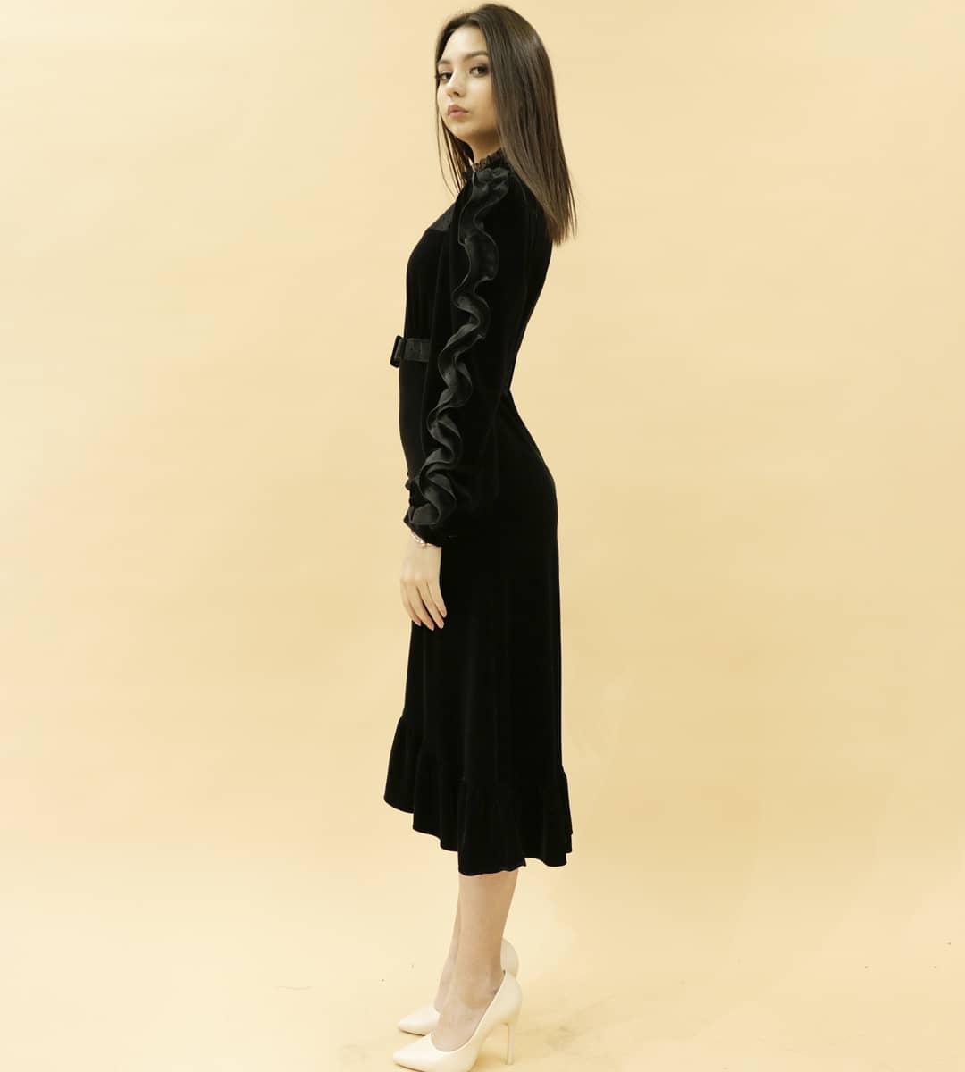 Женское платье (черное) free size - фото 4 - id-p85104192
