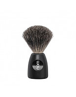 Muehle Помазок NOM MAX LASSE (барсучий ворс, черный пластик)