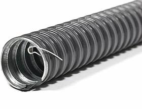 Металлорукав в ПВХ изоляции МРПИ НГ 32 (20 м/уп.) черный с протяжкой ЗЭТАРУС