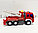 Пожарная машина с автокраном с звуковым и световым сопровождением 1:16 City service SY754C-X08, фото 3