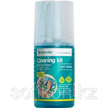 Чистящее ср-во для техники IT Defender CLN 30598 Optima 200мл+микрофибра, фото 2