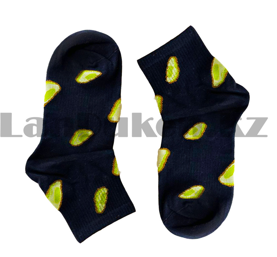 Носки женские хлопковые Авокадо 36-41 размер CHMD черный - фото 4 - id-p85018798