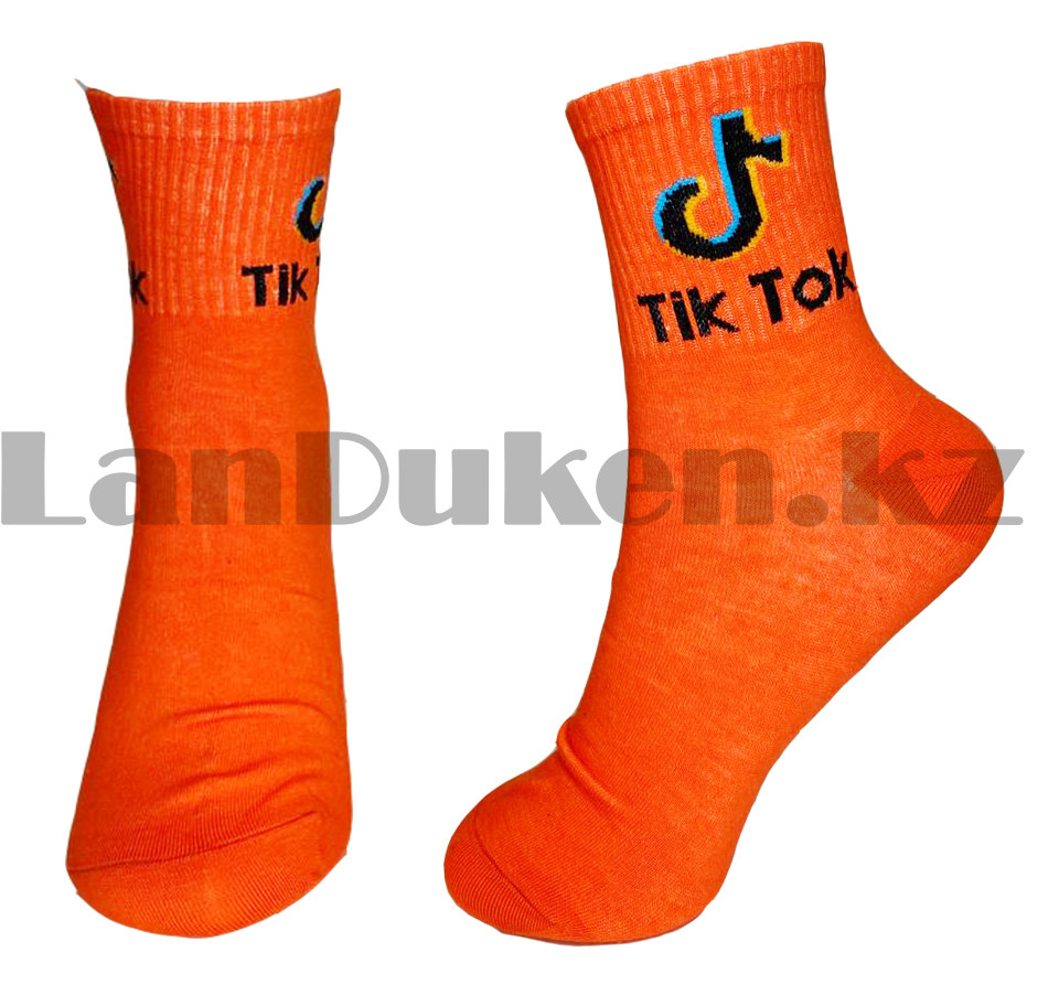 Носки женские хлопковые Tik Tok (Тик Ток) 36-41 размер Amigobs оранжевые - фото 2 - id-p85021487