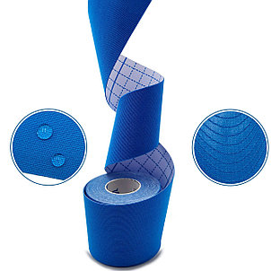 Кинезиологическая лента GSP CARE Kinesiology Tape 5см х 5м черный, фото 2