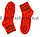 Носки женские хлопковые с надписью "Do not disurb" 37-42 размер Jieerli BH124 оранжевые, фото 2
