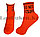 Носки женские хлопковые с надписью "Do not disurb" 37-42 размер Jieerli BH124 оранжевые, фото 3