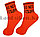 Носки женские хлопковые с надписью "Do not disurb" 37-42 размер Jieerli BH124 оранжевые, фото 5