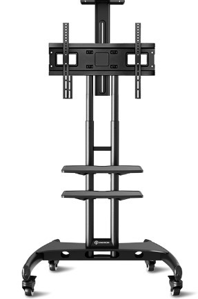 Стойка мобильная ONKRON TS1562 черный, до 45кг