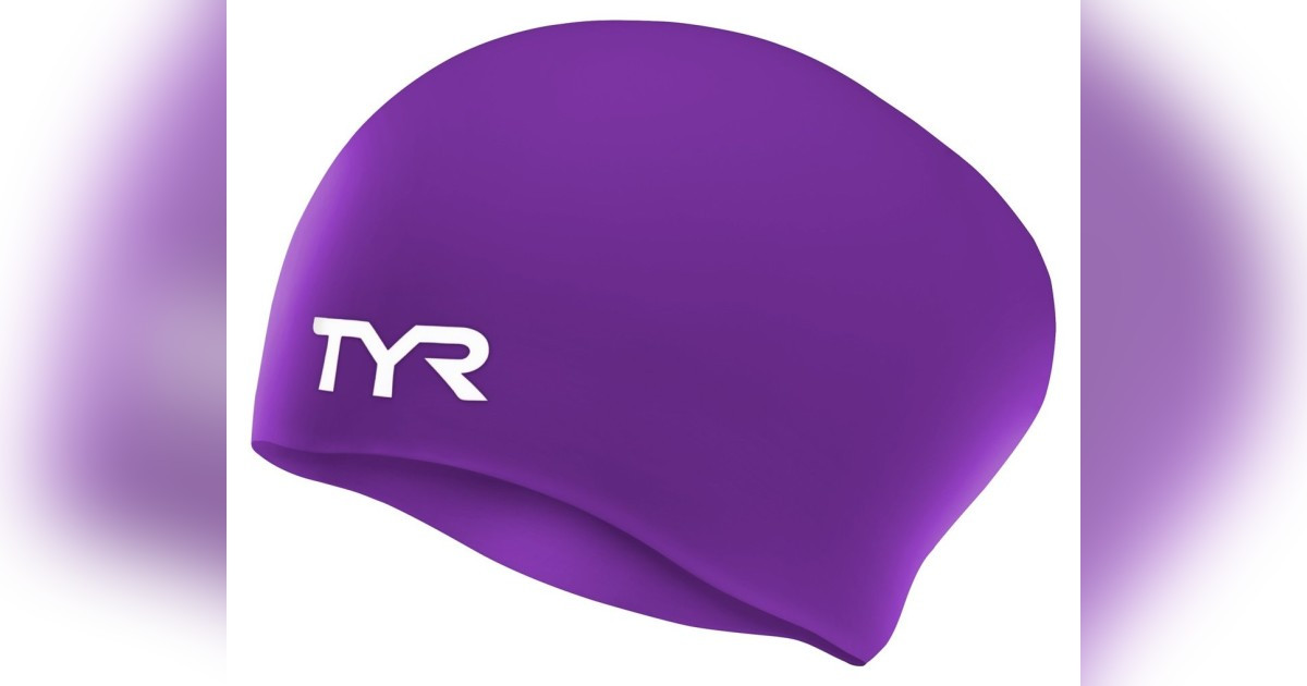 Шапочка для плавания (для длинных волос) TYR Long Hair Wrinkle Free Silicone Cap 510