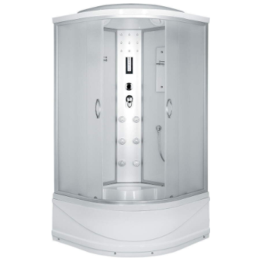 ERLIT душевая кабина ER4509TP-C3 900*900*2150 высокий поддон, светлое стекло