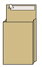 Конверт С4 UltraPac (229х324х40 мм) пакет, с расширением, коричневый