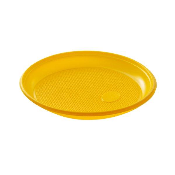 Тарелка десертн., d 165мм, жёлтая, 2400 шт