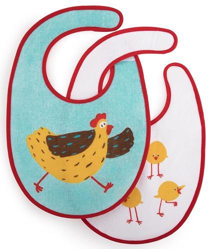 Набор нагрудников Happy Baby Set Terry Bibs Chiken 2 шт