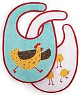 Набор нагрудников Happy Baby Set Terry Bibs Chiken 2 шт