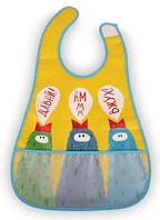 Нагрудник Happy Baby на липучке 16005 Птички