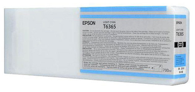 Epson C13T636500 Картридж струйный Light Cyan 700 ml для Epson Stylus Pro 7900/9900 - фото 1 - id-p85158615