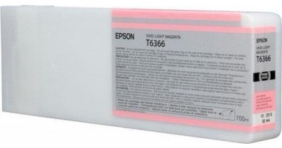 Epson C13T636600 Картридж струйный T6366 Vivid Light Magenta 700 ml для Epson Stylus Pro 7900/9900